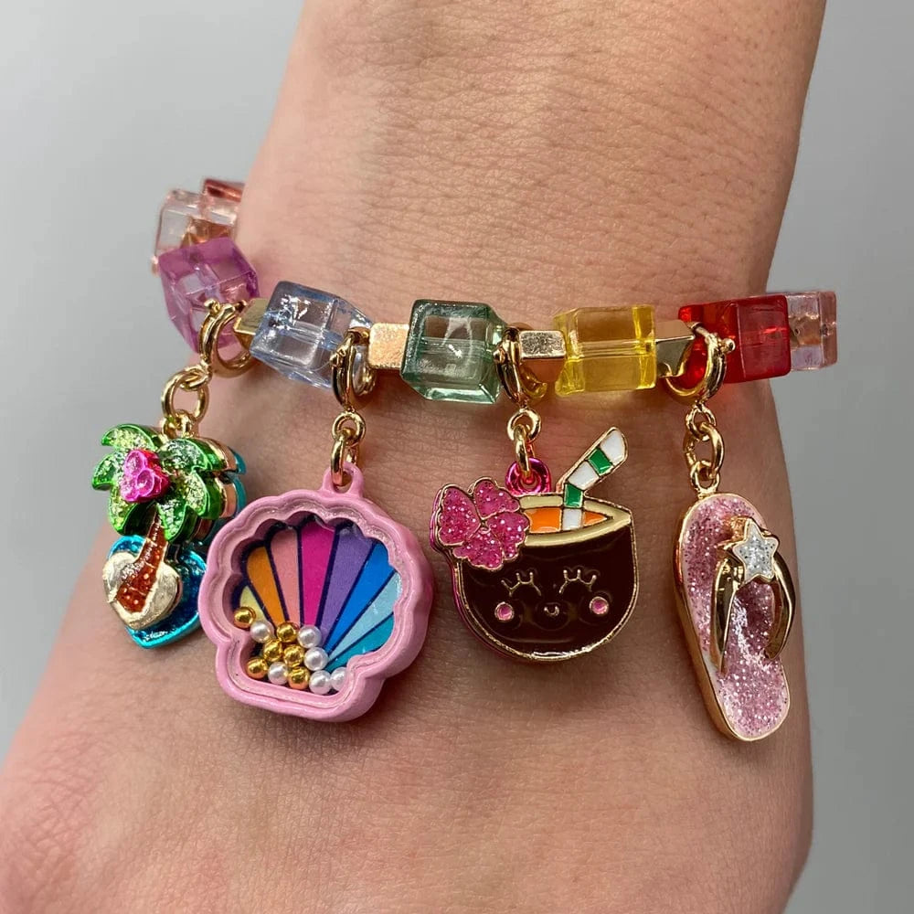 Gold Shell Shaker Charm Charm It! Lil Tulips