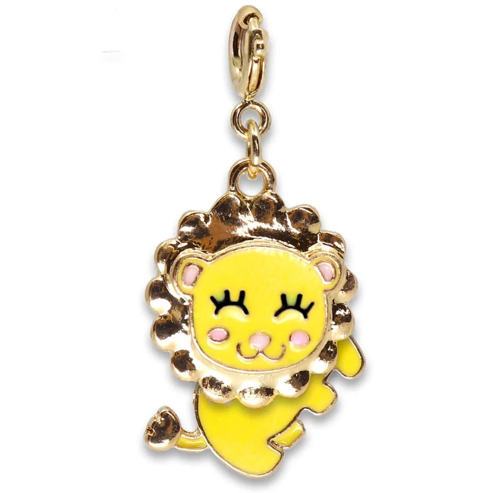 Gold Swivel Lion Charm Charm It! Lil Tulips