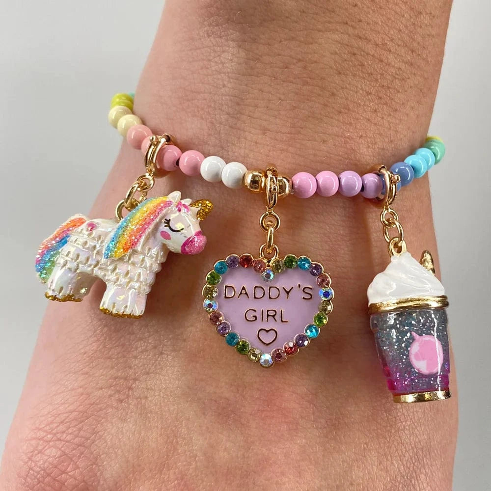 Gold Unicorn Smoothie Charm Charm It! Lil Tulips