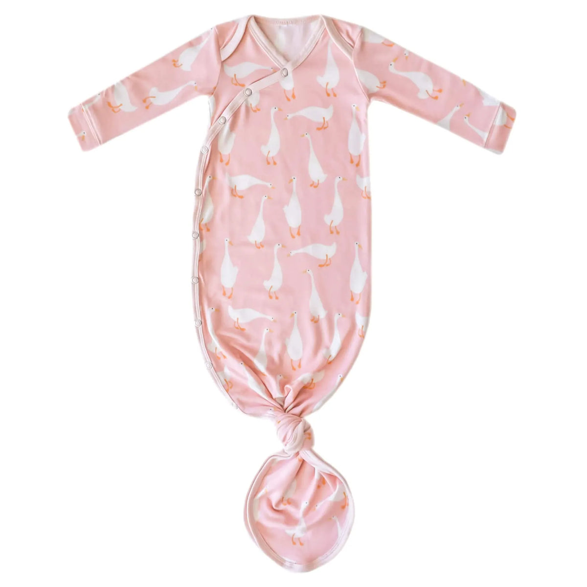 Goosie Newborn Knotted Gown Copper Pearl Lil Tulips
