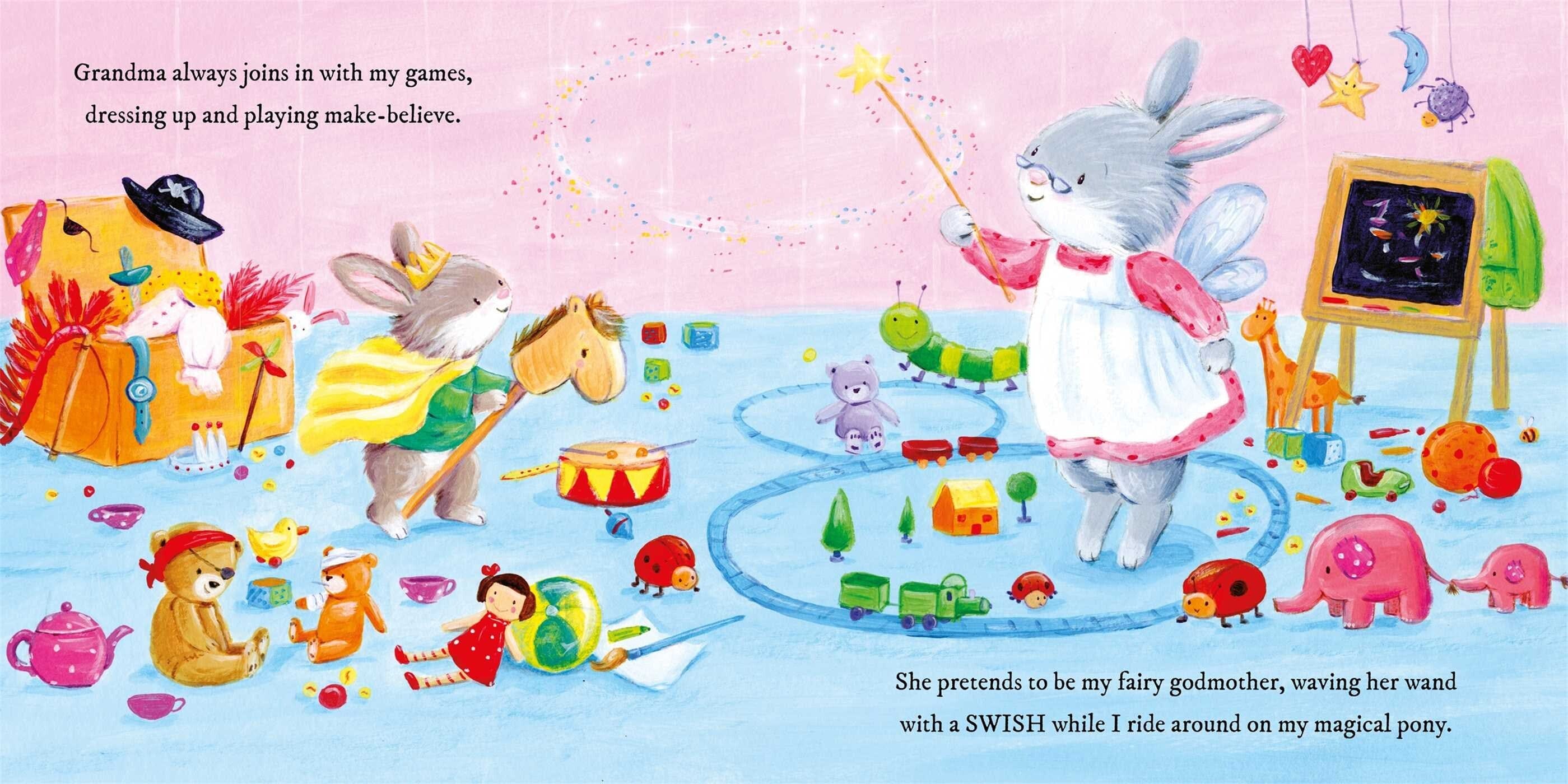 Grandma Loves Me Board Book Simon & Schuster Lil Tulips