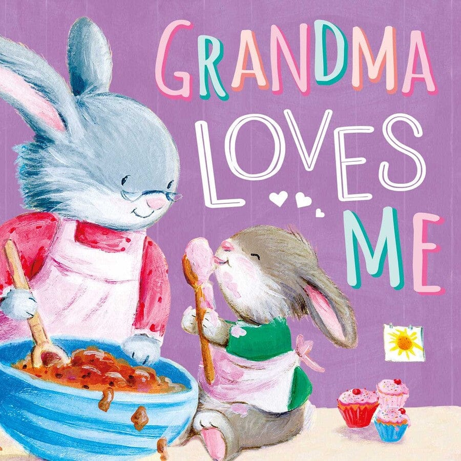 Grandma Loves Me Board Book Simon & Schuster Lil Tulips
