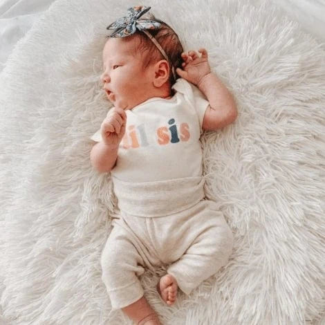 Graphic Bodysuit | Lil Sis Finn + Emma Baby & Toddler Clothing Lil Tulips