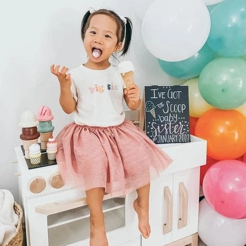 Graphic Tee | Big Sis Finn + Emma Baby & Toddler Clothing Lil Tulips