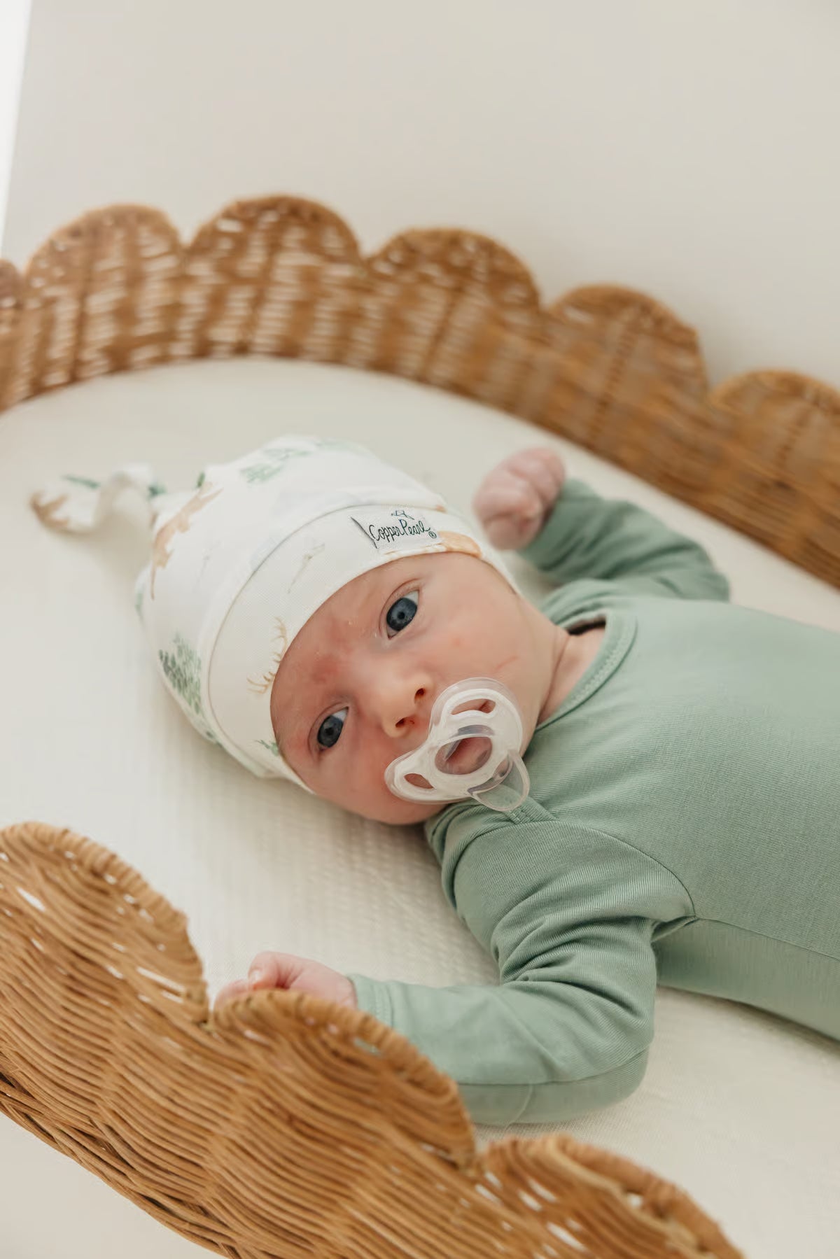Grayson Top Knot Hat Copper Pearl Lil Tulips