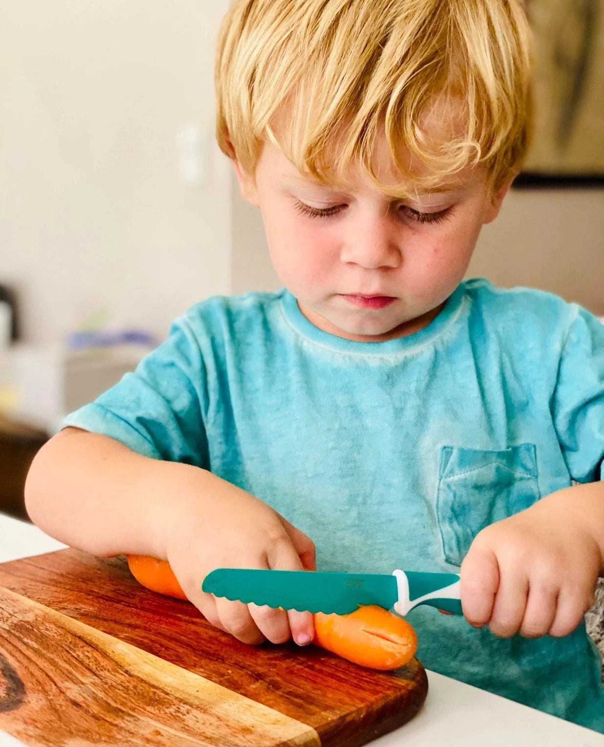 Green Child Safe Knife Kiddikutter Lil Tulips