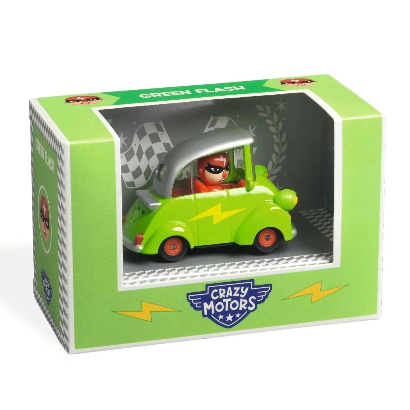 Green Flash Crazy Motors Djeco Lil Tulips