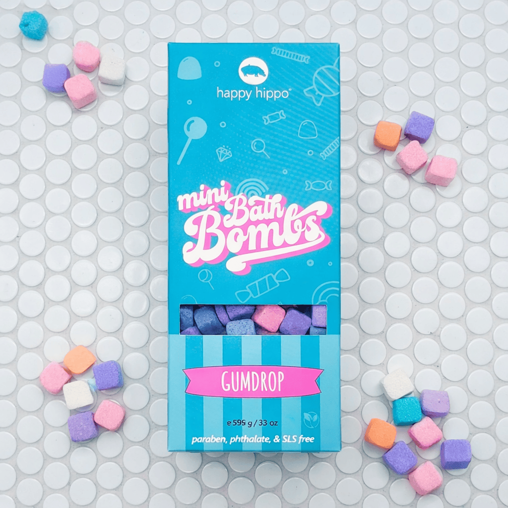 Gumdrop Mini Bath Bombs - Box Happy Hippo Bath Lil Tulips