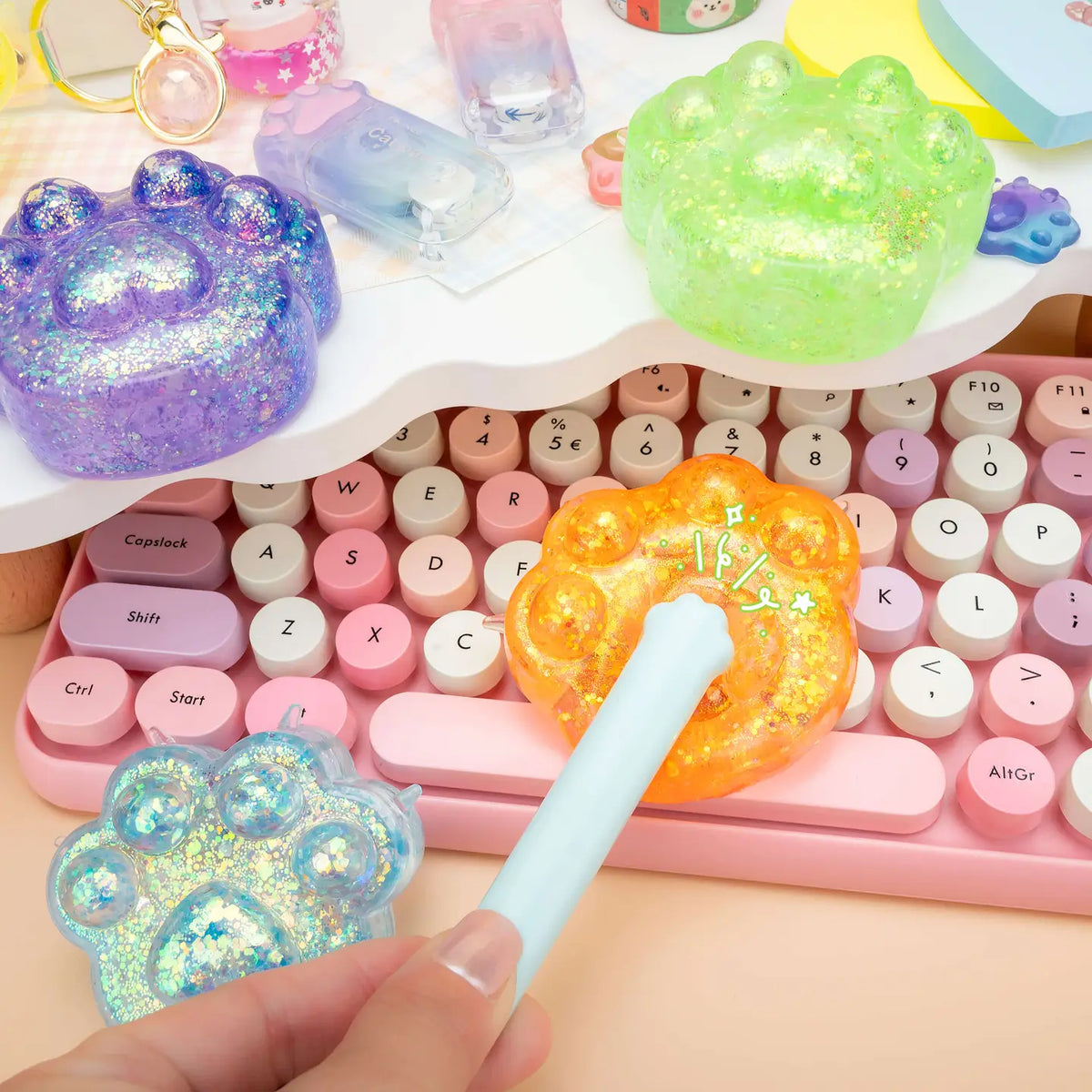 Gummy Kitty Paws Sensory Toy Kawaii Slime Company Lil Tulips