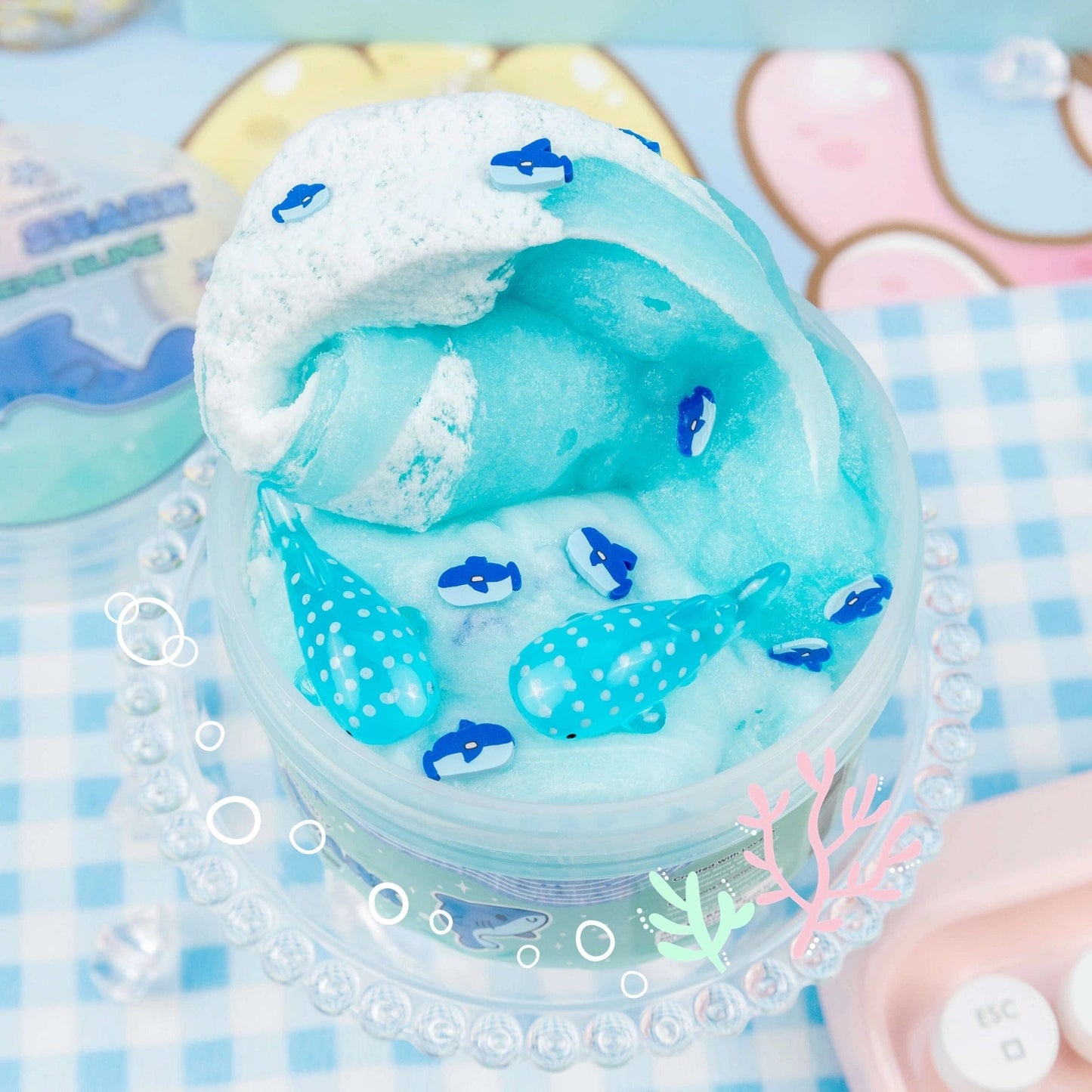 Gummy Shark Jelly Creme Slime Kawaii Slime Company Lil Tulips