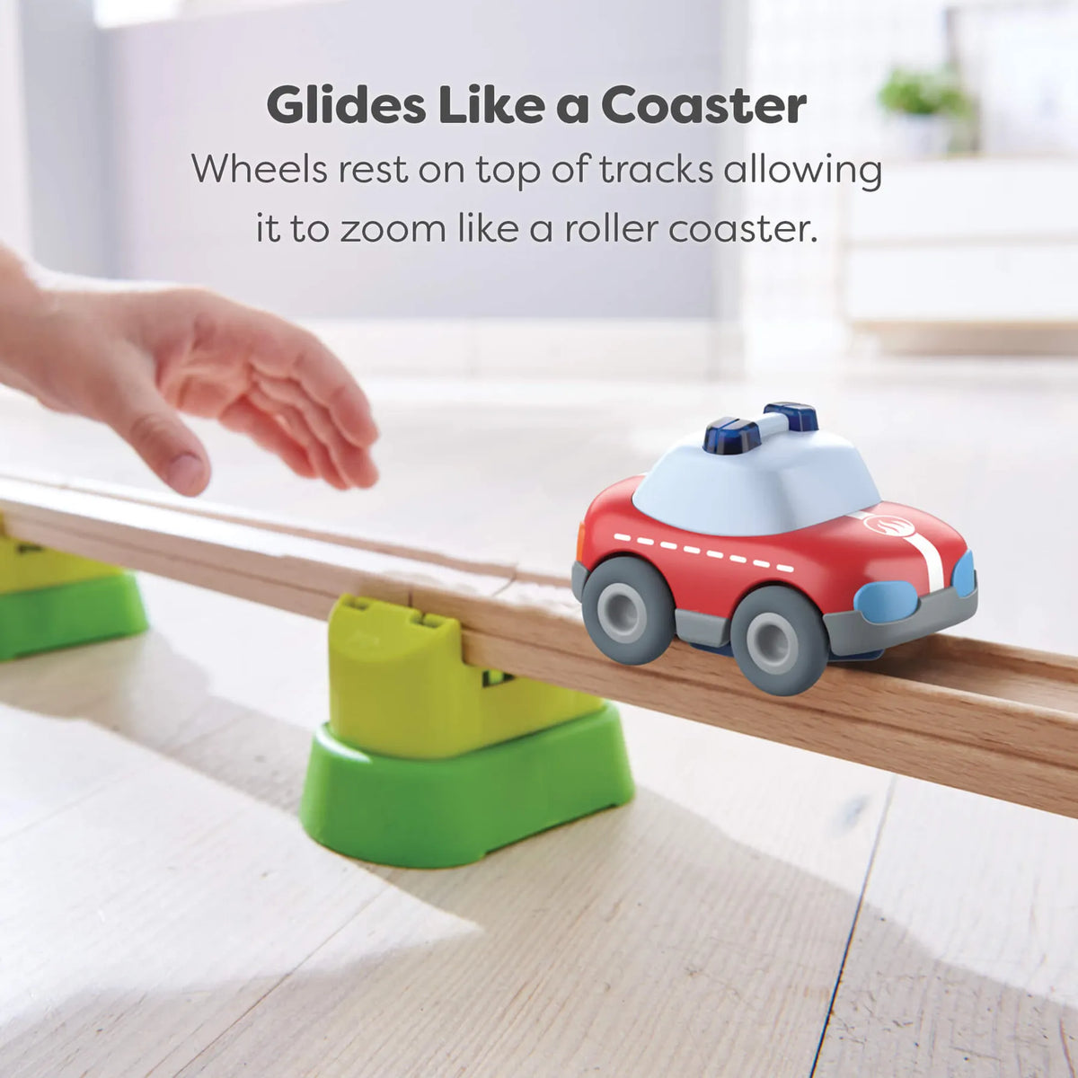 Haba Cars Fire Car with Momentum Motor haba Lil Tulips