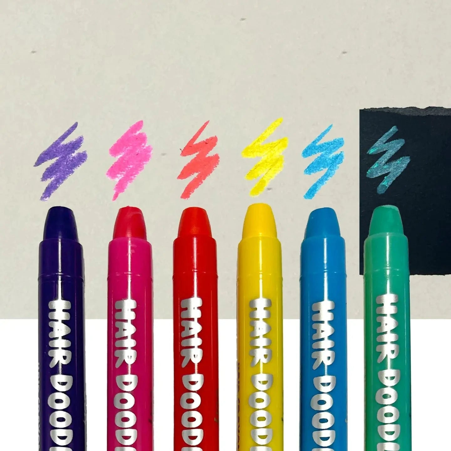 Hair Doodlers Hair Crayons - Set of 6 Colors OOLY Lil Tulips