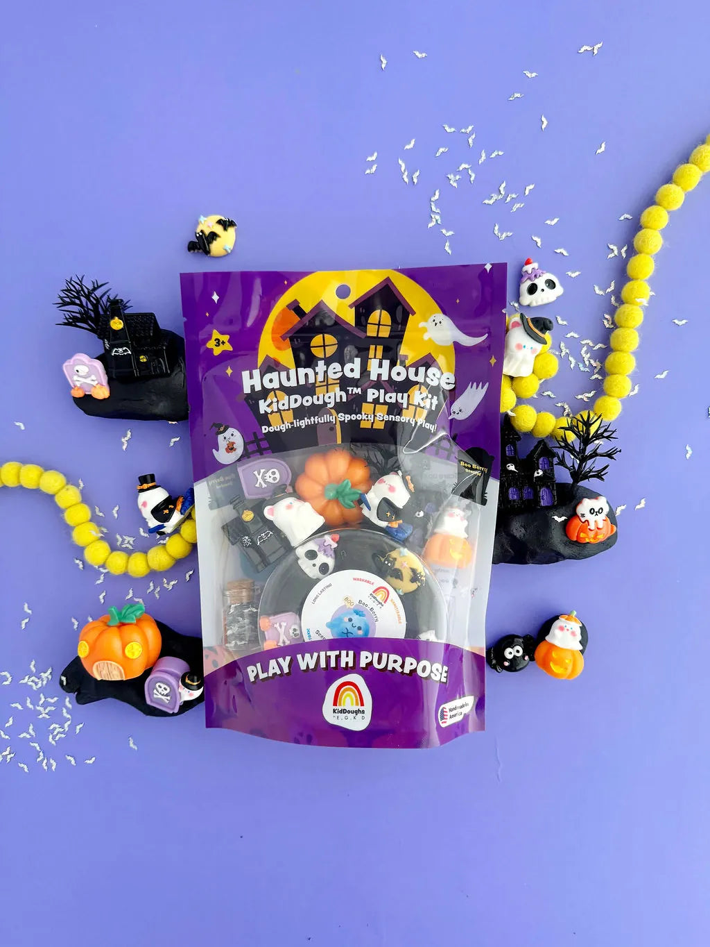 Haunted House Kiddough Play Kit Earth Grown KidDoughs Lil Tulips