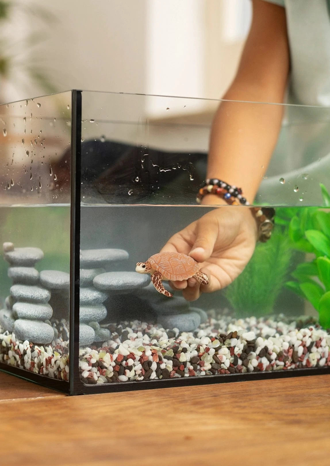 Hawskbill Sea Turtle Ocean Animal Toy Schleich Lil Tulips