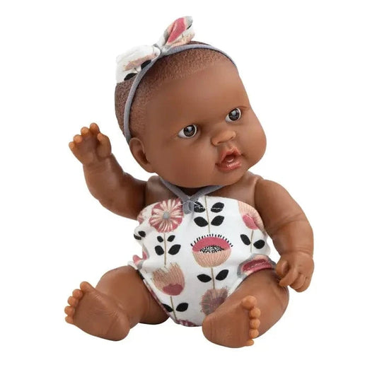 Hebe with Flower Romper - Paola Reina Baby Doll Peques Box Paola Reina Dolls Lil Tulips