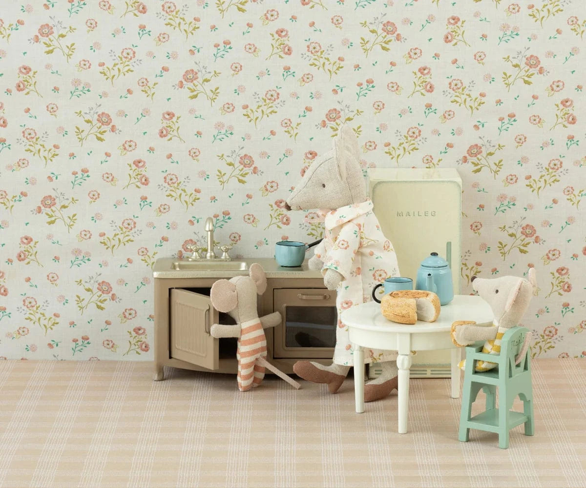 High chair, Mouse - Mint Maileg Lil Tulips
