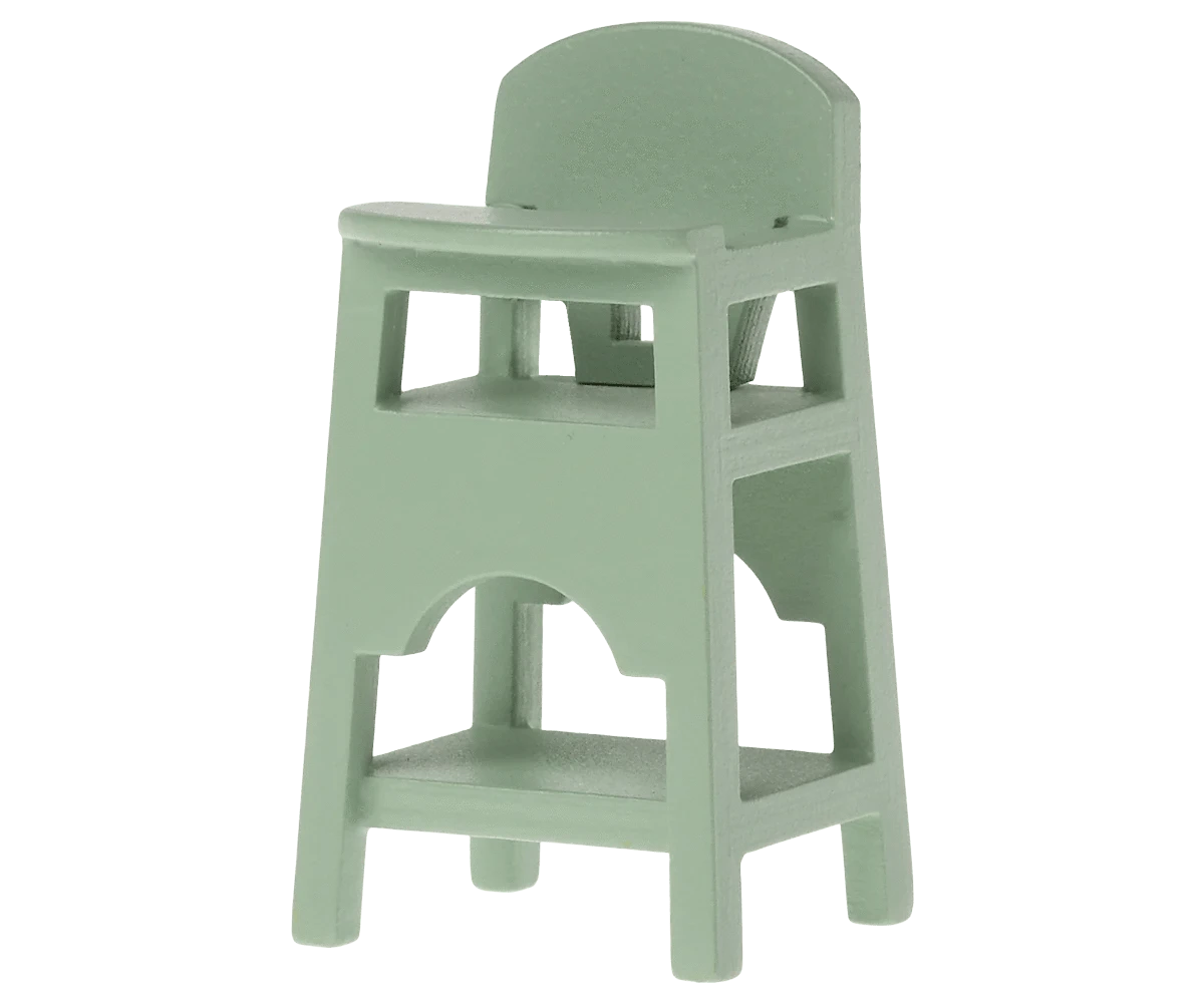 High chair, Mouse - Mint Maileg Lil Tulips