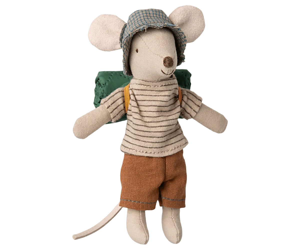 Hiker mouse, Big brother - Thin stripes Maileg Lil Tulips