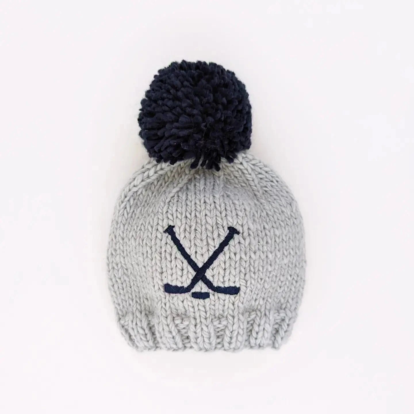 Hockey Beanie Hat Ice Grey Baby & Kids Huggalugs Final Sale Lil Tulips