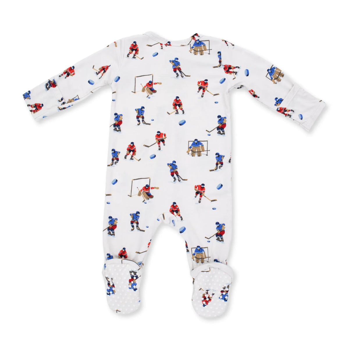Hockey Players - 2 Way Zipper Footie Angel Dear Lil Tulips