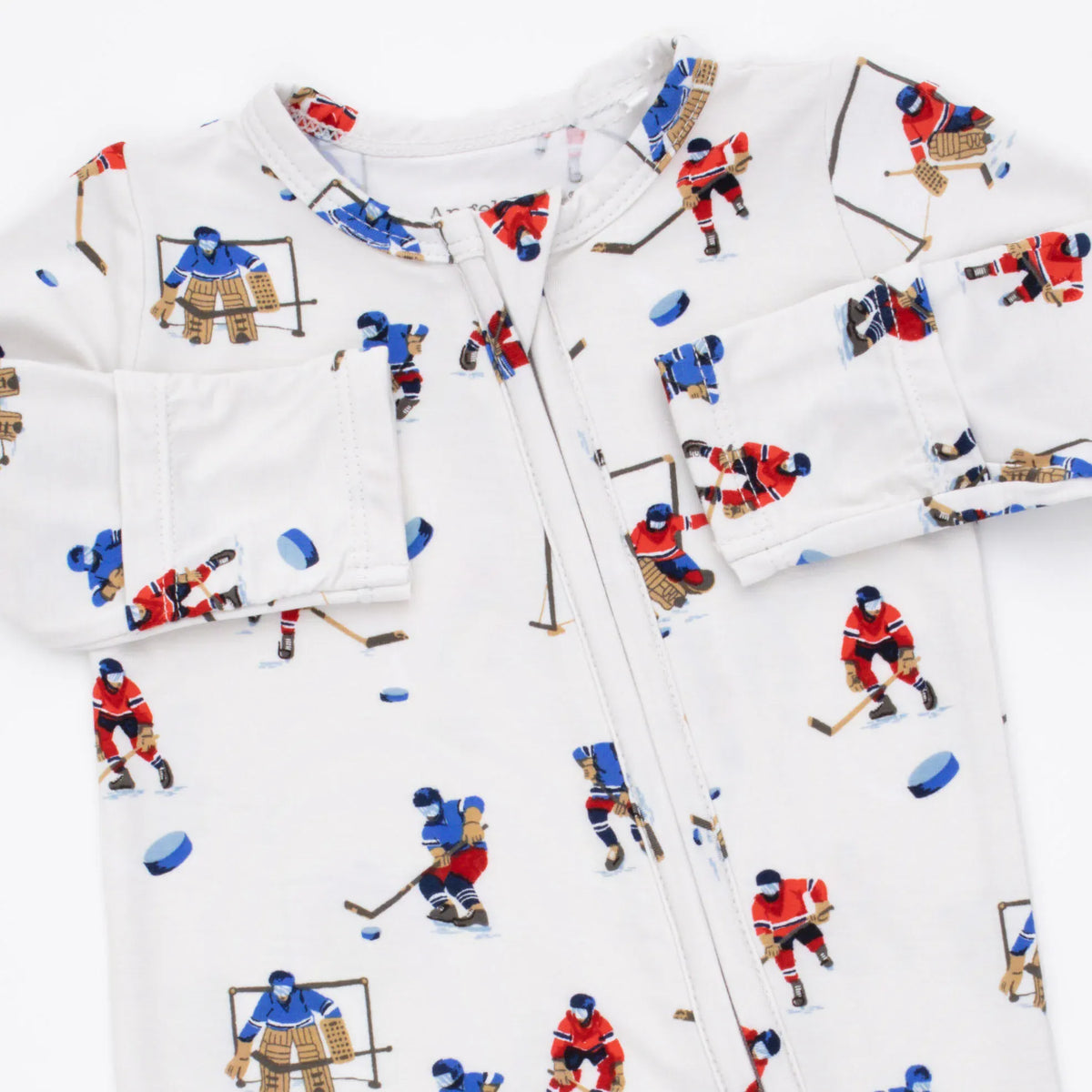 Hockey Players - 2 Way Zipper Footie Angel Dear Lil Tulips