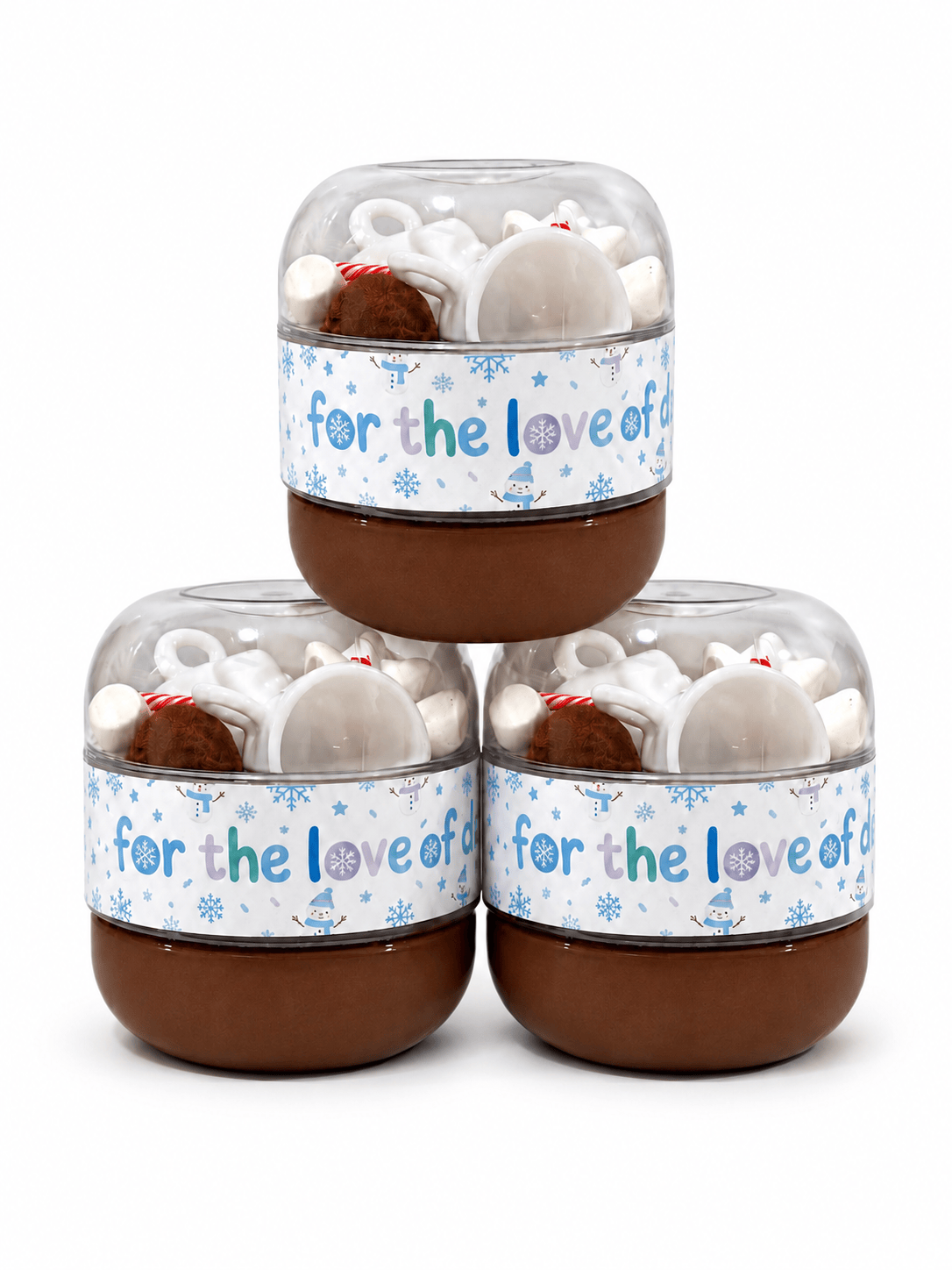 Hot Cocoa Mini Double Jar For the Love of Dough Co. Lil Tulips