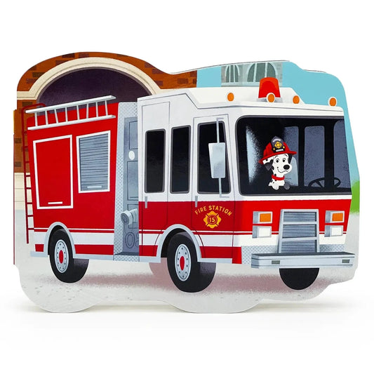How Fire Trucks Work Shaped Board Book Cottage Door Press Lil Tulips