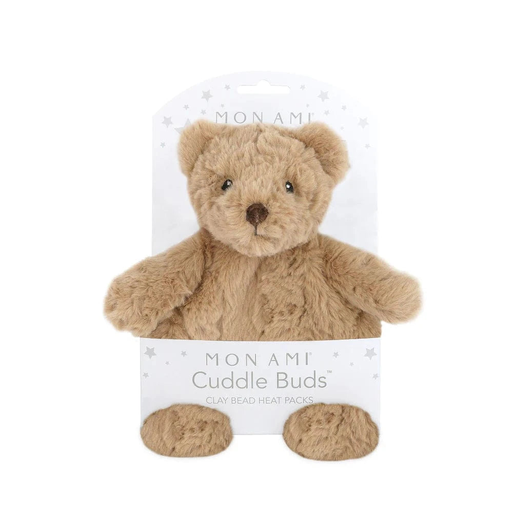 Huggie Teddy Bear Tan - CuddleBuds MON AMI Lil Tulips