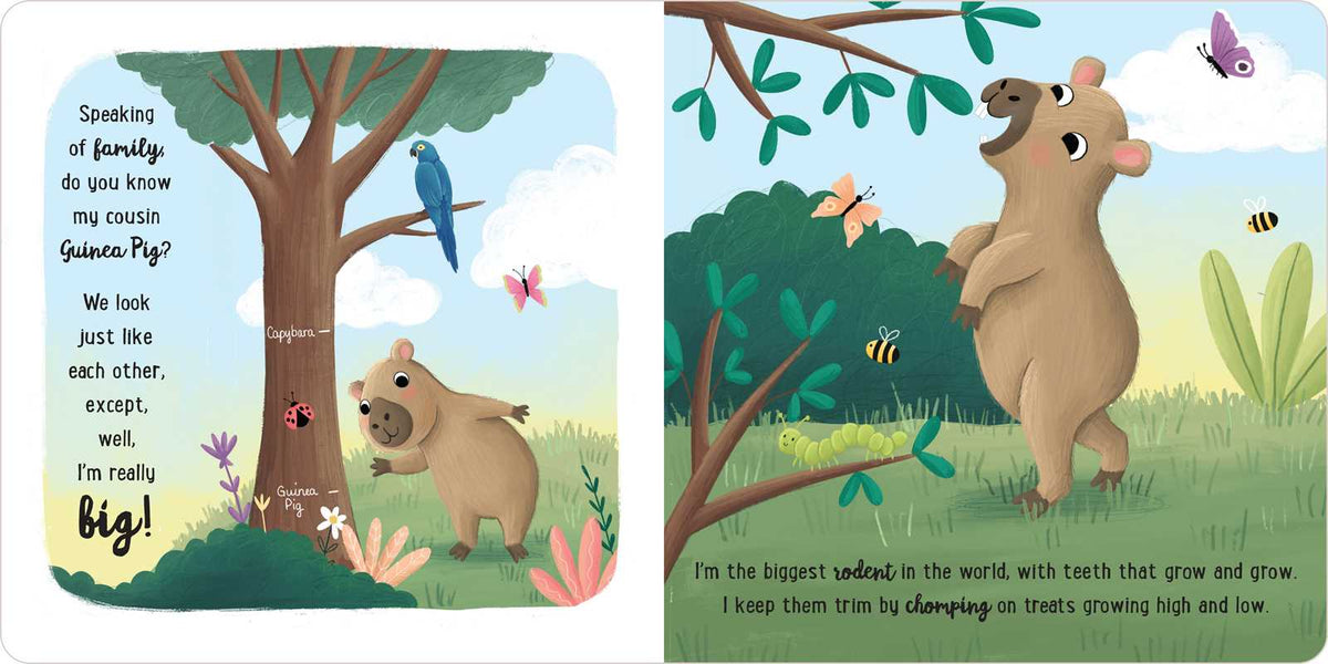 I Love Being A Capybara: Padded Board Book Simon & Schuster Lil Tulips