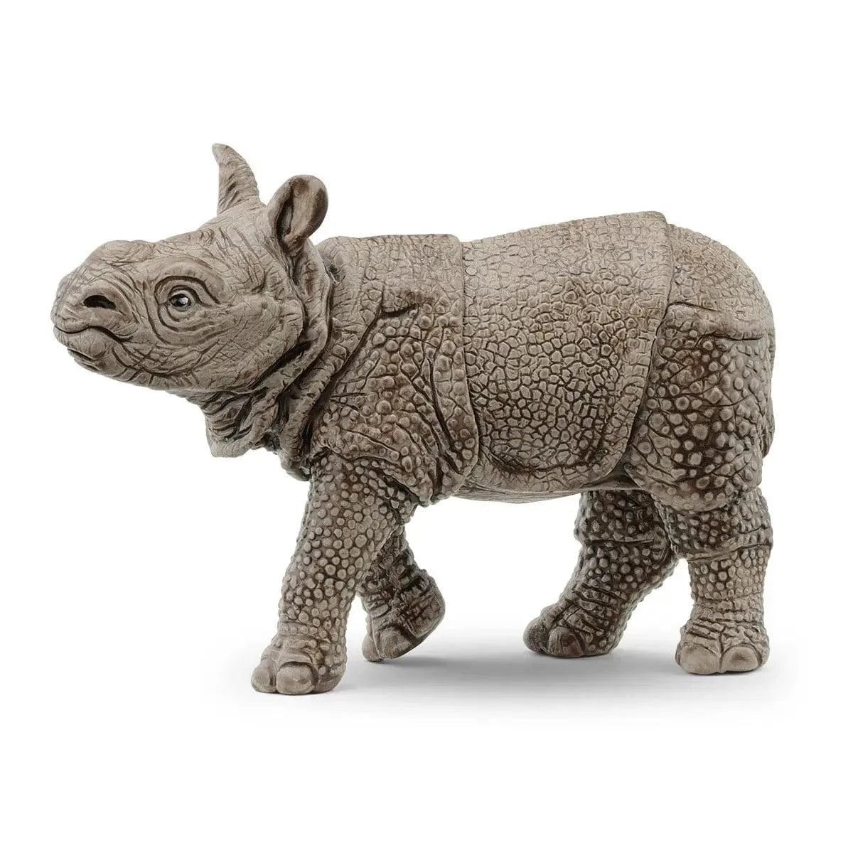 Indian Rhinoceros Baby Safari Animal Toy Schleich Lil Tulips