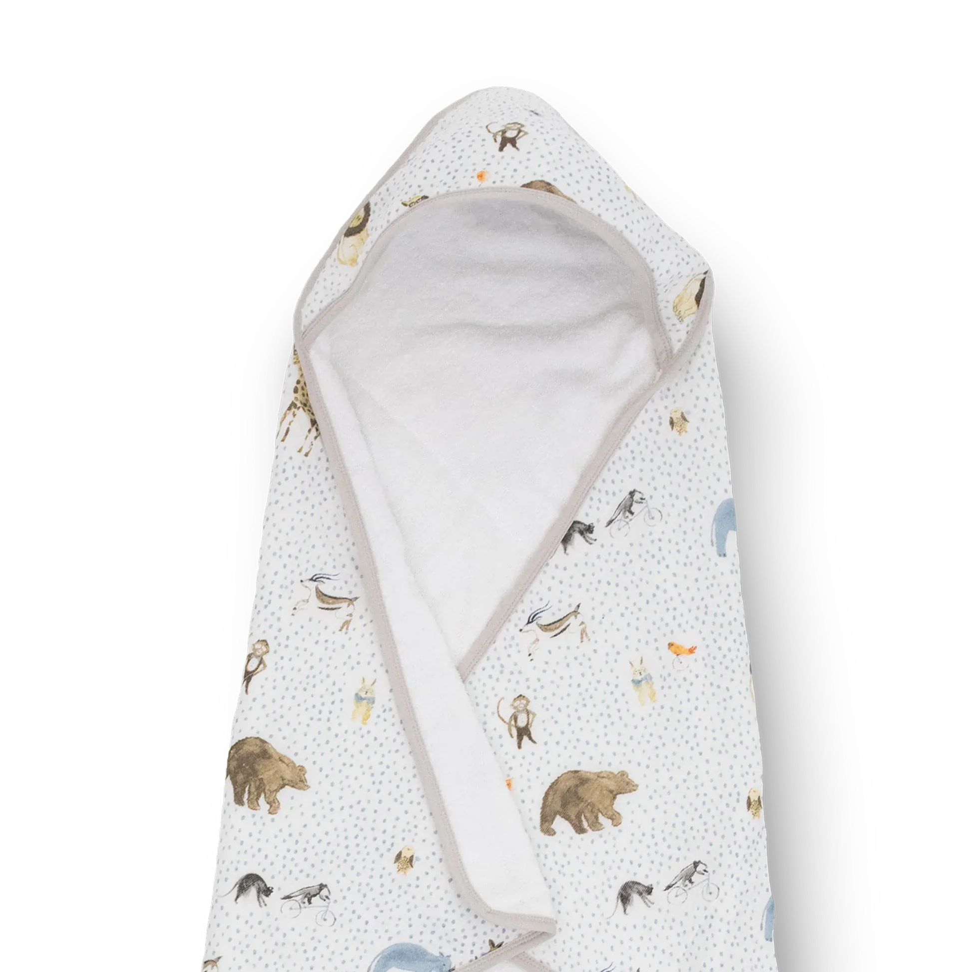 Infant Hooded Towel - Party Animals Little Unicorn Lil Tulips