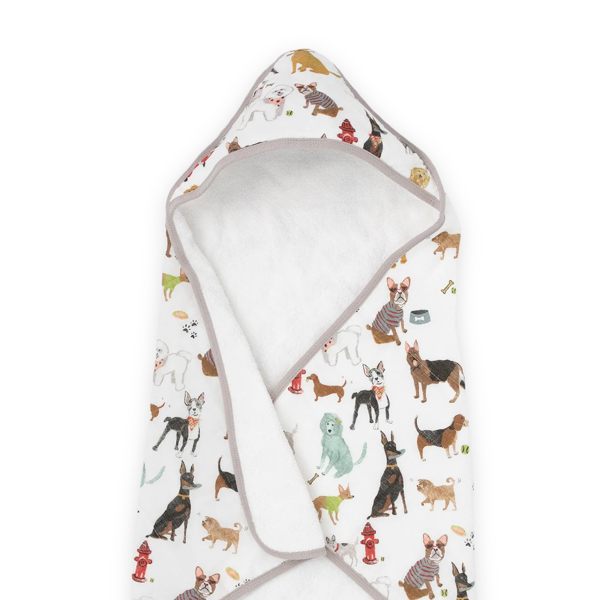 Infant Hooded Towel - Woof Little Unicorn Lil Tulips