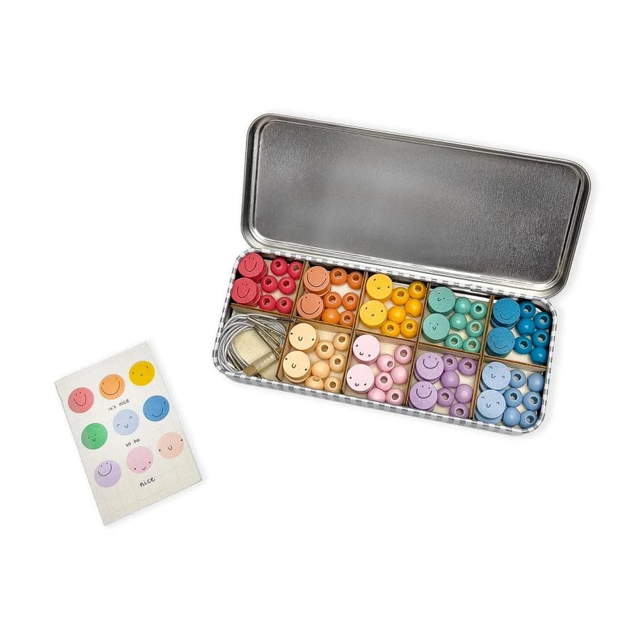 It's Nice To Be Nice Bracelet Bead Kit Cotton Twist Lil Tulips