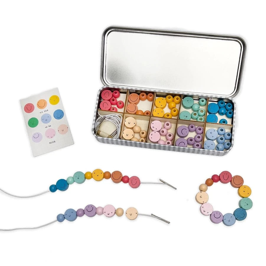 It's Nice To Be Nice Bracelet Bead Kit Cotton Twist Lil Tulips