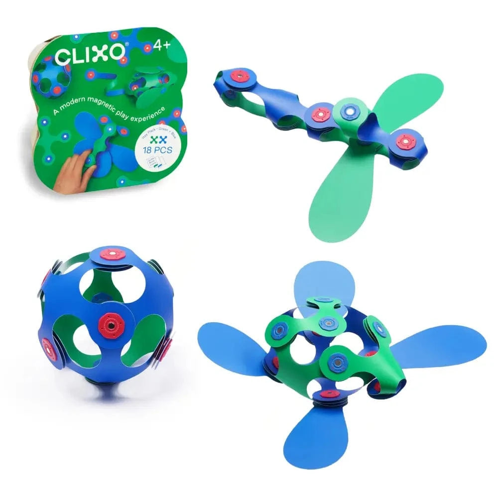 Itsy Pack - Green Blue Clixo Lil Tulips