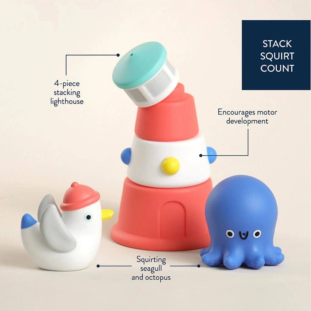 Itzy Stack & Squirt™ Bath + Water Toy Itzy Ritzy Lil Tulips