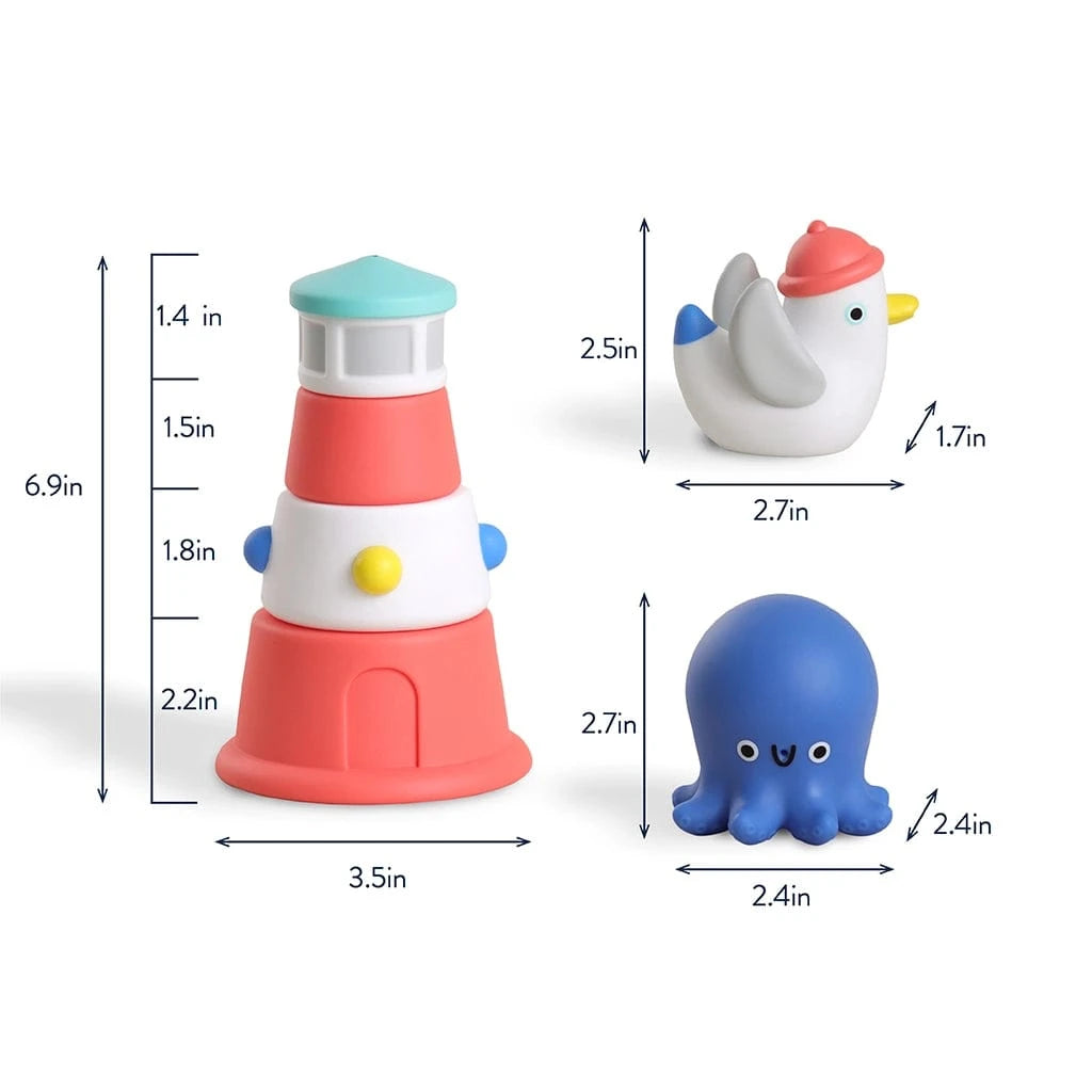 Itzy Stack & Squirt™ Bath + Water Toy Itzy Ritzy Lil Tulips