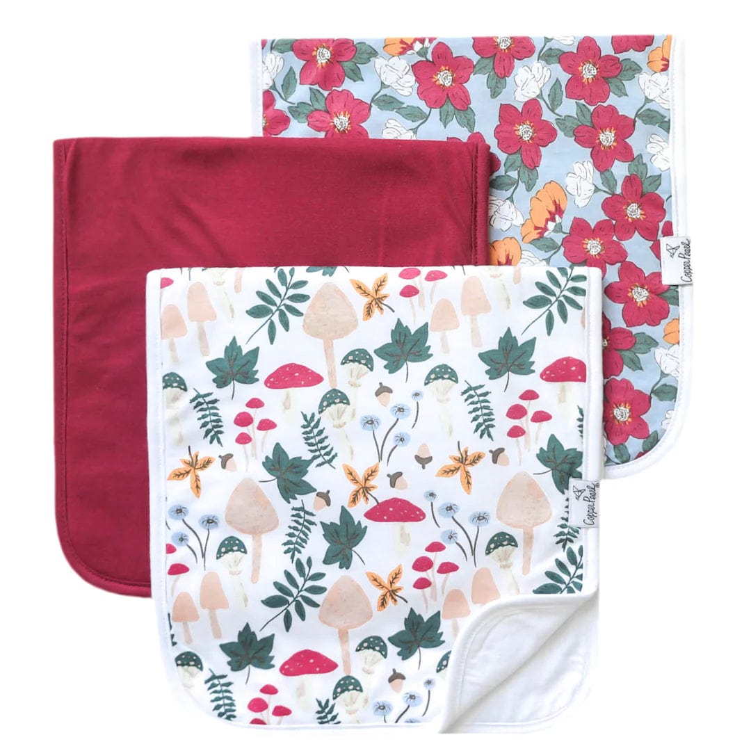 Ivy Burp Cloth Set Copper Pearl Lil Tulips