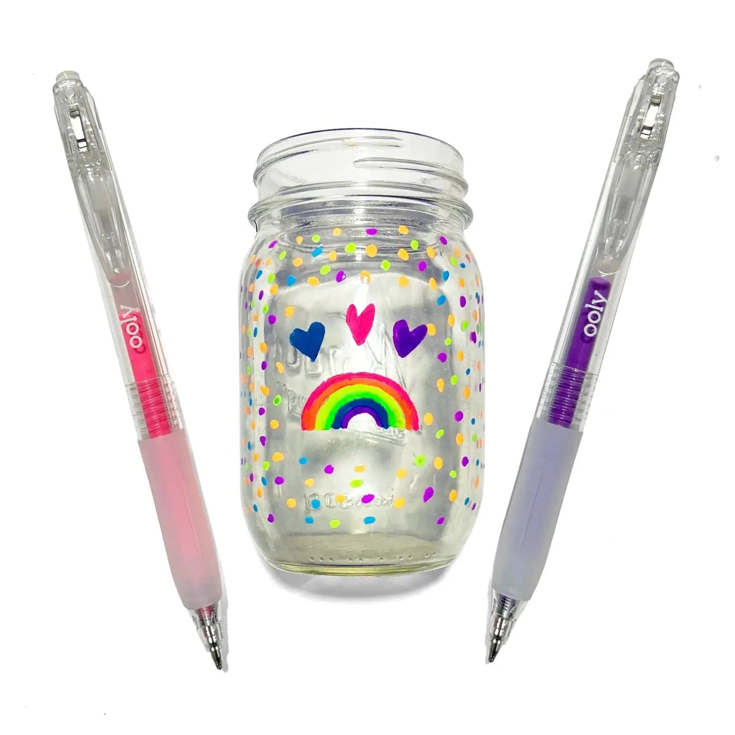 Jelly Gloss Neon Multi-Surface Deco Gel Pens - Set of 6 OOLY Lil Tulips