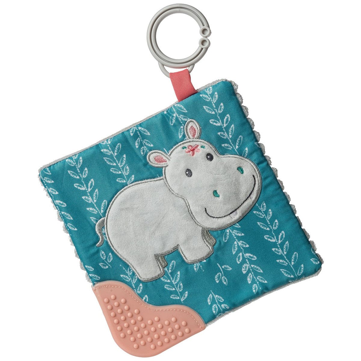 Jewel Hippo Crinkle Teether Mary Meyer Lil Tulips