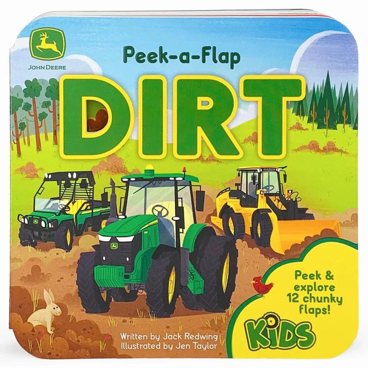 John Deere Kids Dirt - Lift A Flap Board Book Cottage Door Press Books Lil Tulips