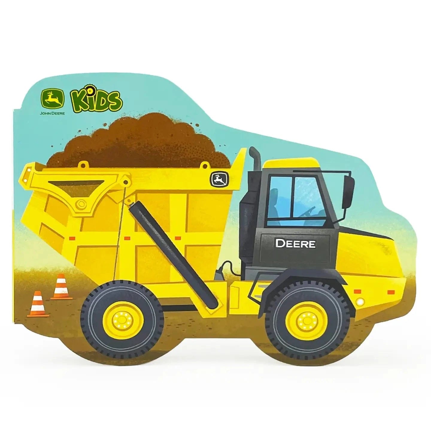 John Deere Kids How Dump Trucks Work Shaped Board Book Cottage Door Press Lil Tulips
