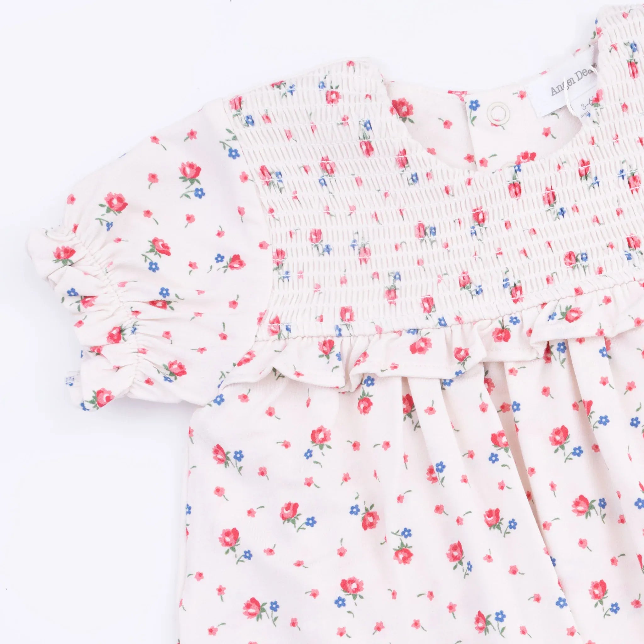Joli Rosette Smocked Ruffle Bubble with Skirt Angel Dear Lil Tulips