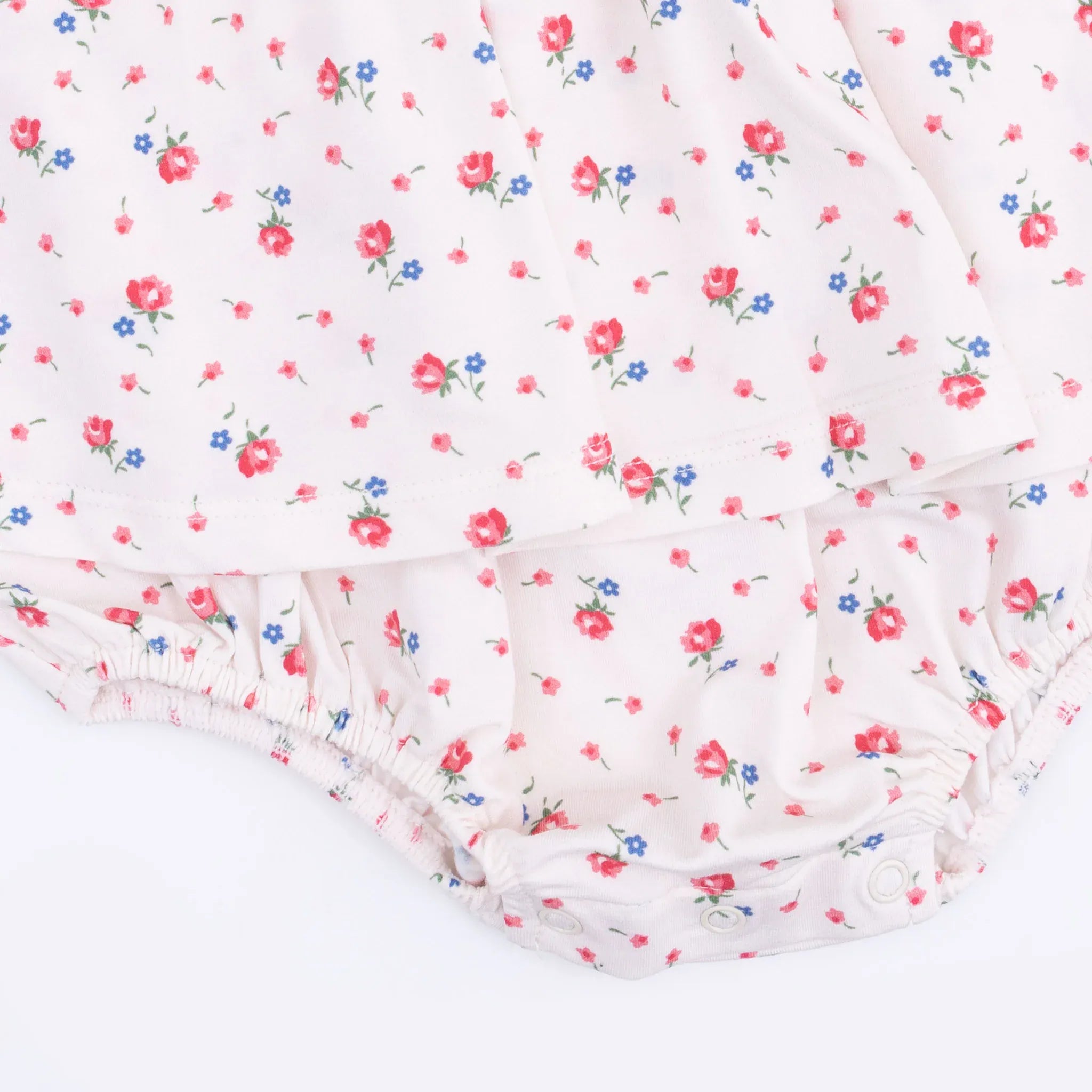 Joli Rosette Smocked Ruffle Bubble with Skirt Angel Dear Lil Tulips
