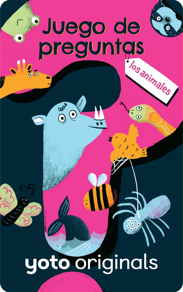 Juego de preguntas: los animales (Latin American Version) - Audiobook Card Yoto Lil Tulips
