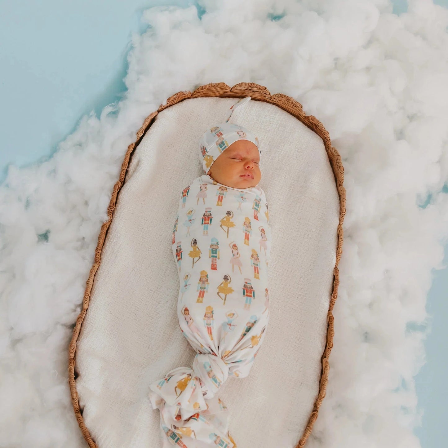 Juliet Knit Swaddle Blanket Copper Pearl Lil Tulips