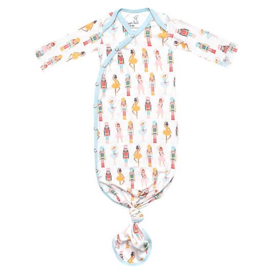 Juliet Newborn Knotted Gown Copper Pearl Lil Tulips