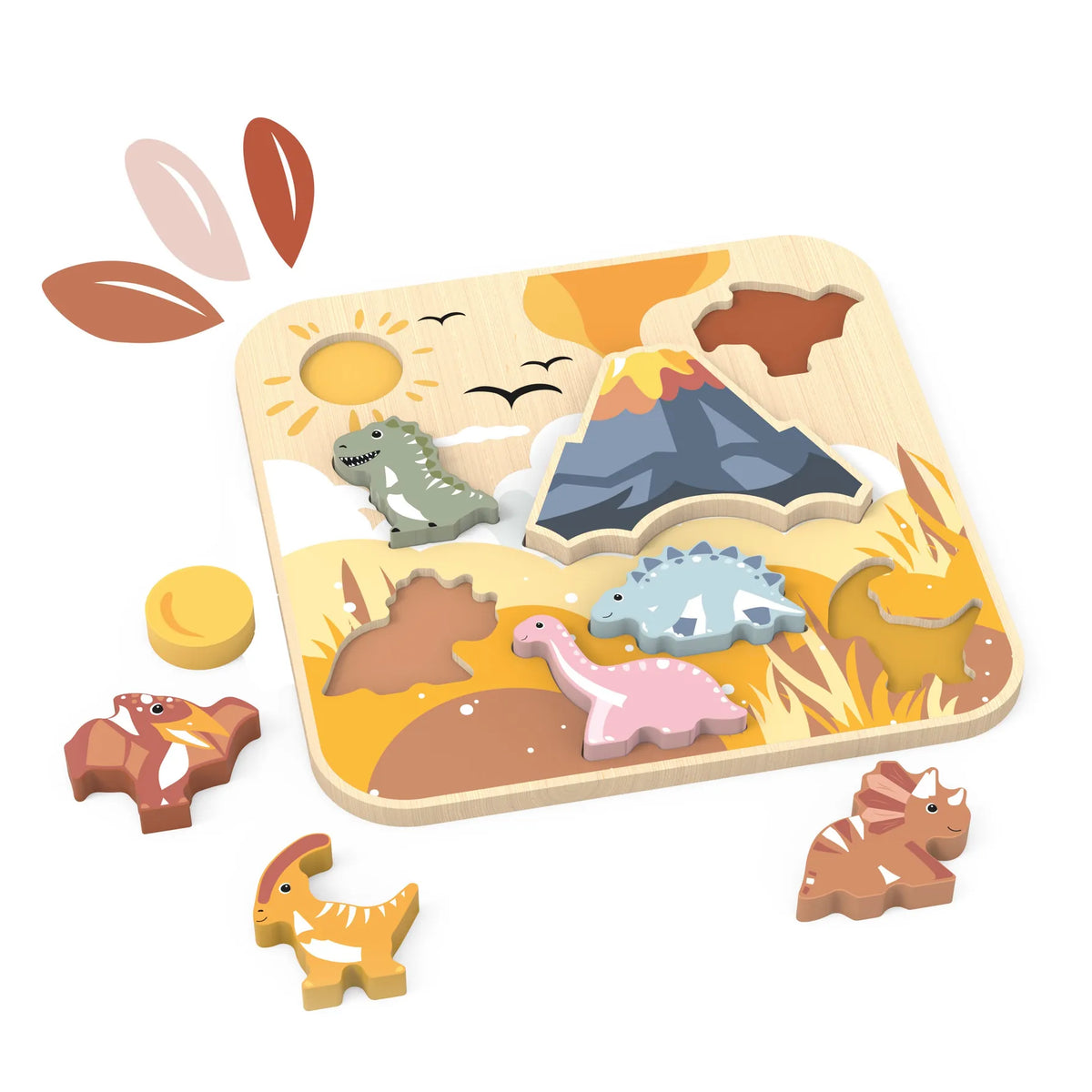 Jumbo Dino Chunky Puzzle Speedy Monkey Lil Tulips