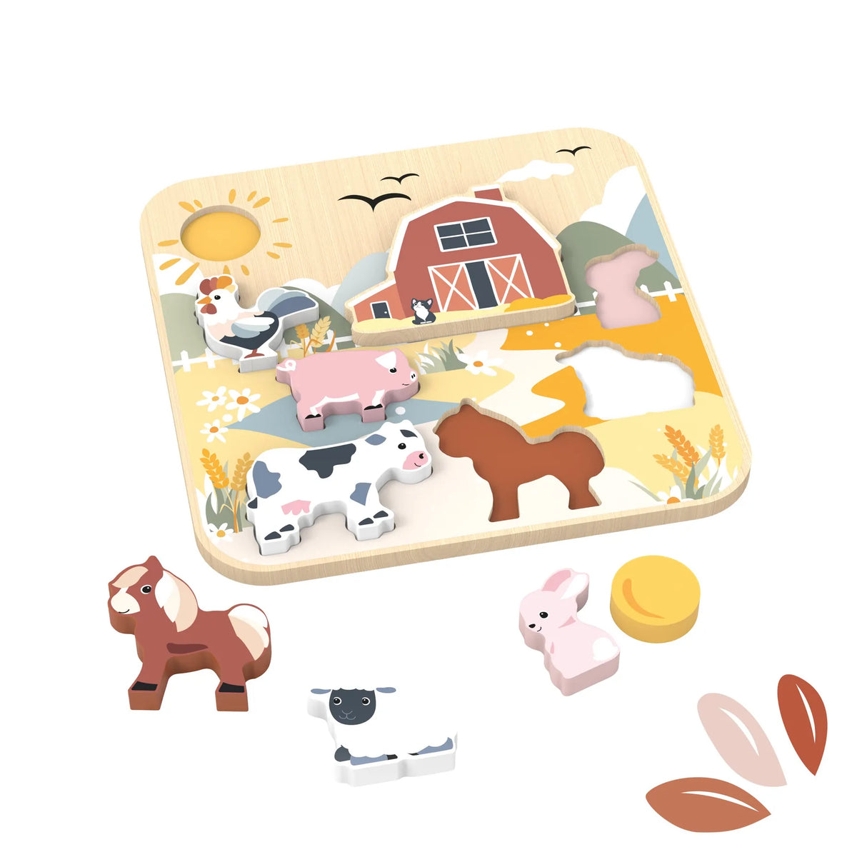 Jumbo Farm Chunky Puzzle Speedy Monkey Lil Tulips