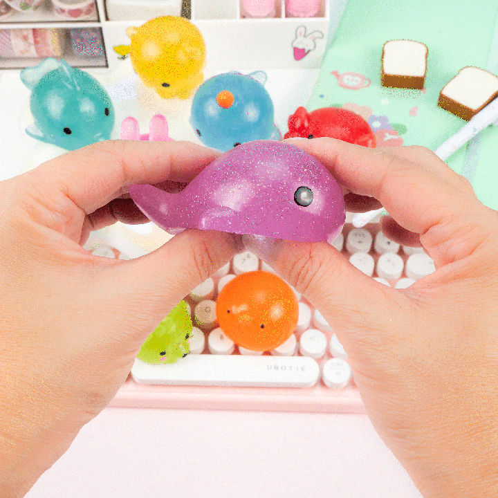 Jumbo Glitter Mochi Squishy Toy Kawaii Slime Company Lil Tulips